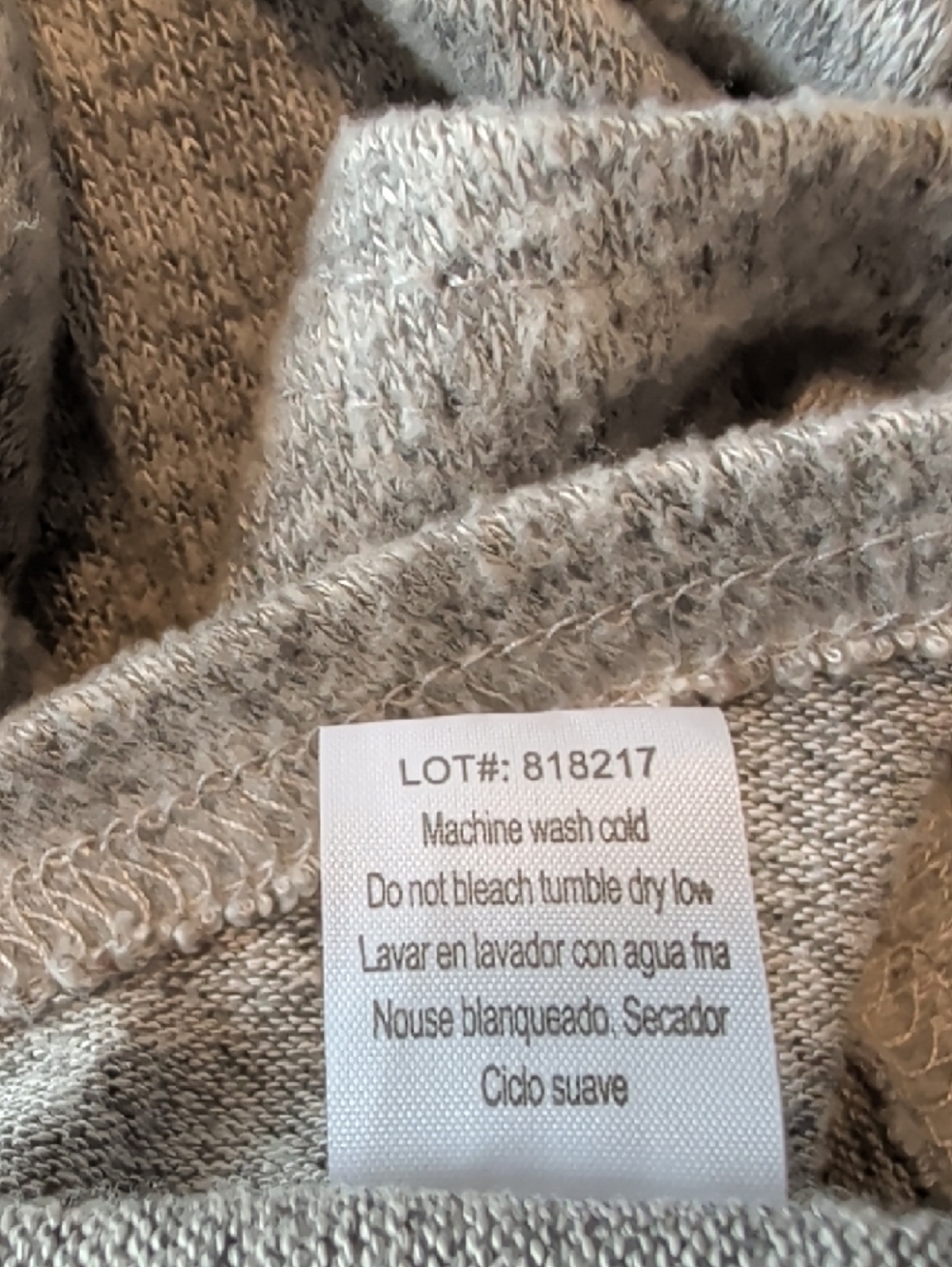 Poof! Gray Knit Sweater - Picture 6 of 6